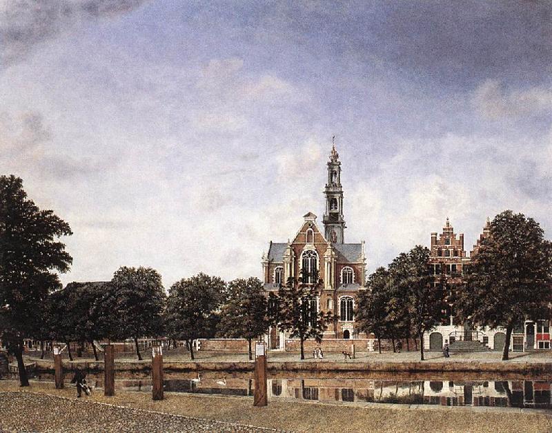 HEYDEN, Jan van der View of the Westerkerk, Amsterdam